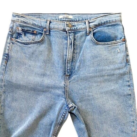 NWT GRLFRND Super Hi-rise Karolina Jeans-In the Sky‎ wash Size 31 - Picture 7 of 13